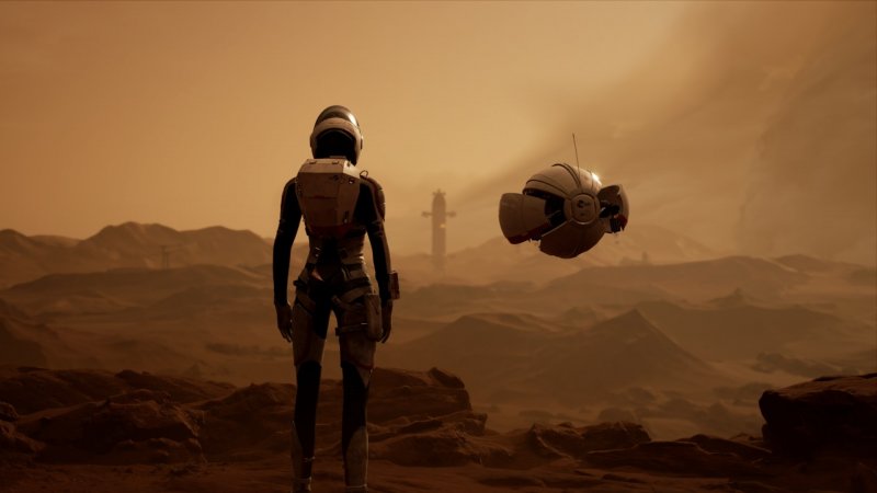 Deliver Us Mars, il nostro personaggio di fronte a uno scenario desolato Deliver Us Mars, il nostro personaggio di fronte a uno scenario desolato