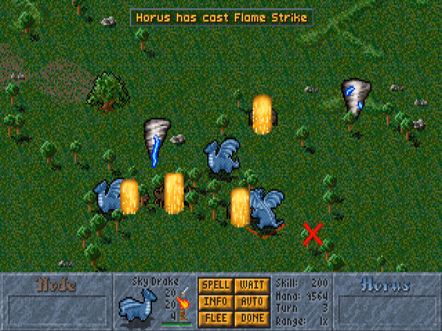 Il sistema di combattimento funzionava molto bene, nonostante l'IA primitiva