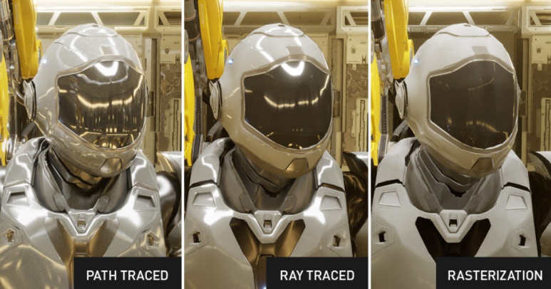 Confronto tra Path Tracing e le altre tecnologie di Nvidia Confronto tra Path Tracing e le altre tecnologie di Nvidia