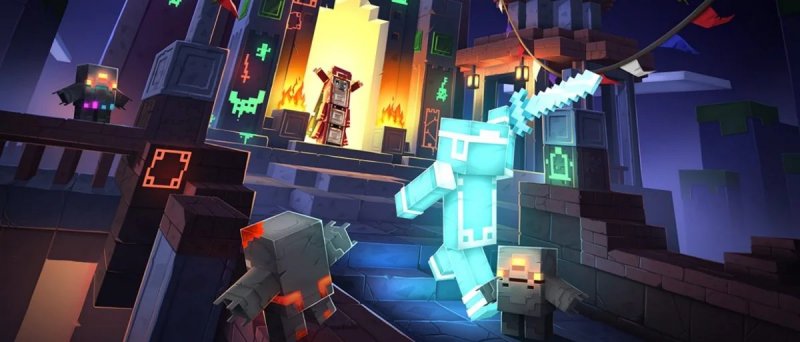 Minecraft Dungeons: un'immagine di Luminous Night, la nuova avventura Minecraft Dungeons: un'immagine di Luminous Night, la nuova avventura