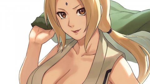 Naruto: fabibiworld's Tsunade cosplay distracts you to make you lose at cards