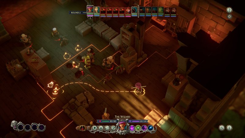 The Dungeon of Naheulbeuk, un'immagine di gioco in combattimento The Dungeon of Naheulbeuk, un'immagine di gioco in combattimento