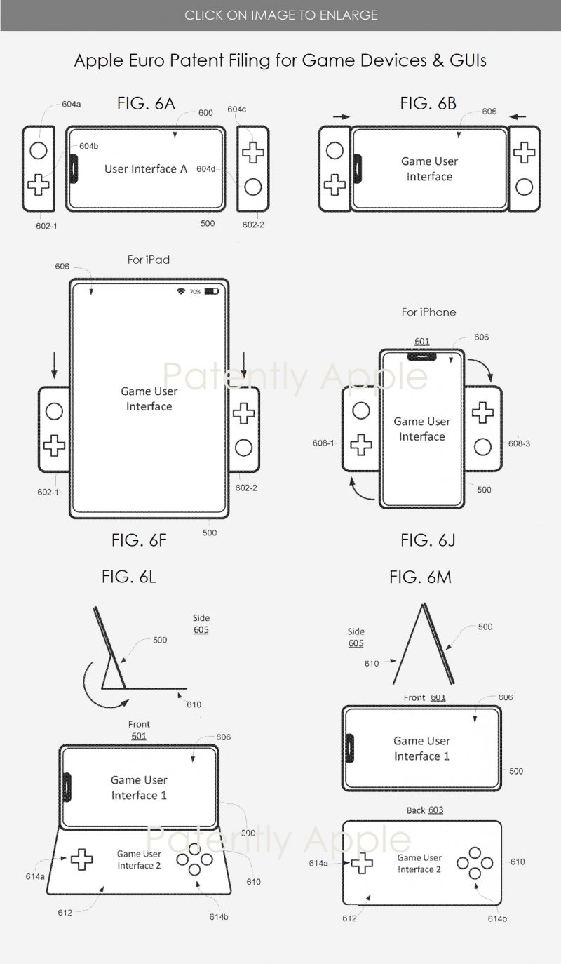 Apple, uno dei brevetti per controller mobile