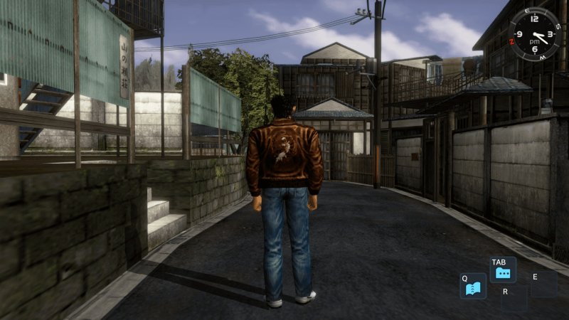 Shenmue, un'immagine dalla raccolta rimasterizzata in HD