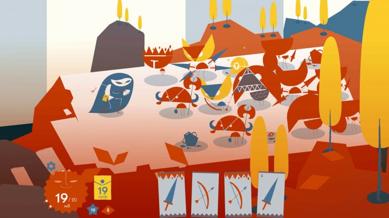 Iris and the Giant, uno screenshot del particolare deckbuilder roguelike Iris and the Giant, uno screenshot del particolare deckbuilder roguelike