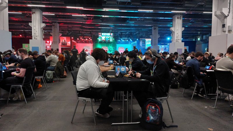 Alcuni giocatori dei Pokémon Championships Internazionali di Berlino 2022