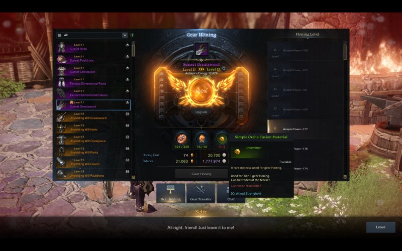 Lost Ark, l'equipaggiamento si migliora via Honing