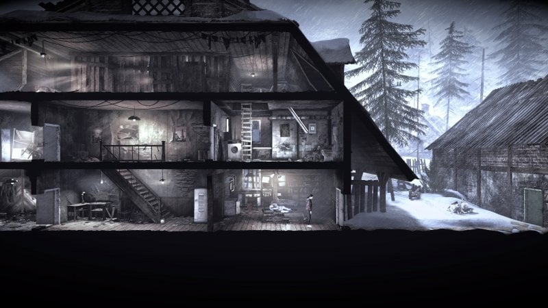 This War of Mine: Final Cut, one of the additional story buildings