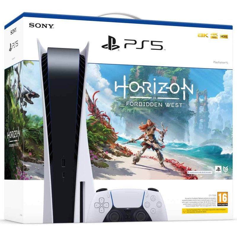 PS5, the bundle with Horizon Forbidden West appeared in the ShopTo list