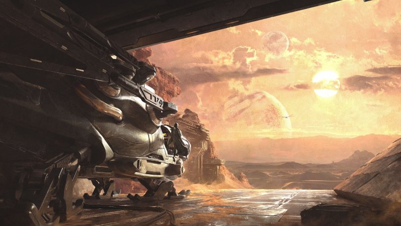 Dune: Awakening is one of the first concept art released by Funcom.