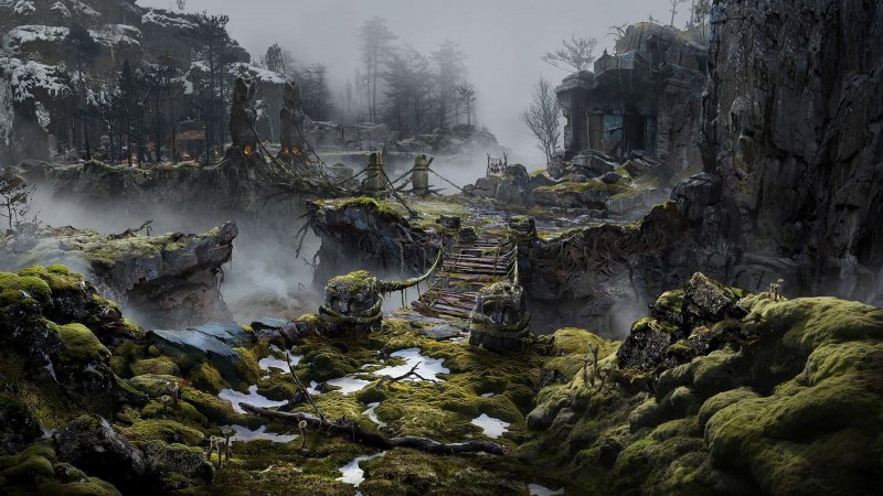 God of War: Midgard in one of the Sony Santa Monica artworks