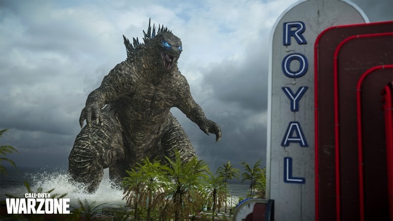 Call of Duty: Warzone - Operation Monarch, Godzilla out of the water