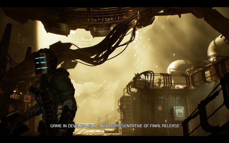 Dead Space, det välkända maskinrummet för USG Ishimura i en nyinspelning