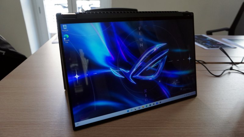The ASUS ROG Flow X16 is a convertible with gaming laptop equipment