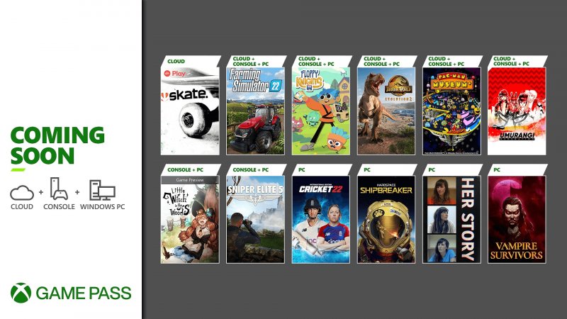 The games of the second half of May 2022 of the Xbox Game Pass