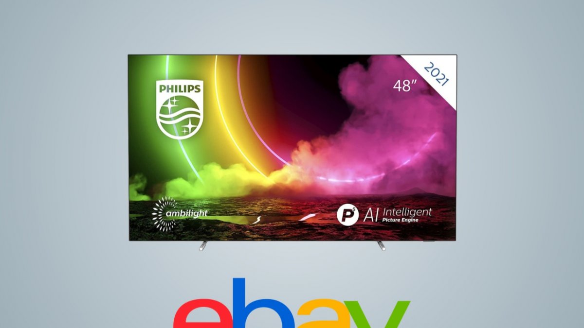Offerte eBay Smart TV OLED Philips da 48 pollici con Ambilight al