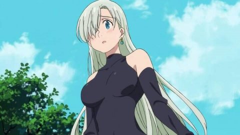 Seven Deadly Sins: doll.with.a.gun's Elizabeth cosplay is admired in the black costume