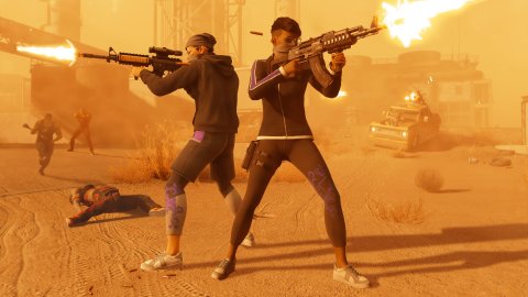 Saints Row, the game's PC requirements appear on the Epic Games Store