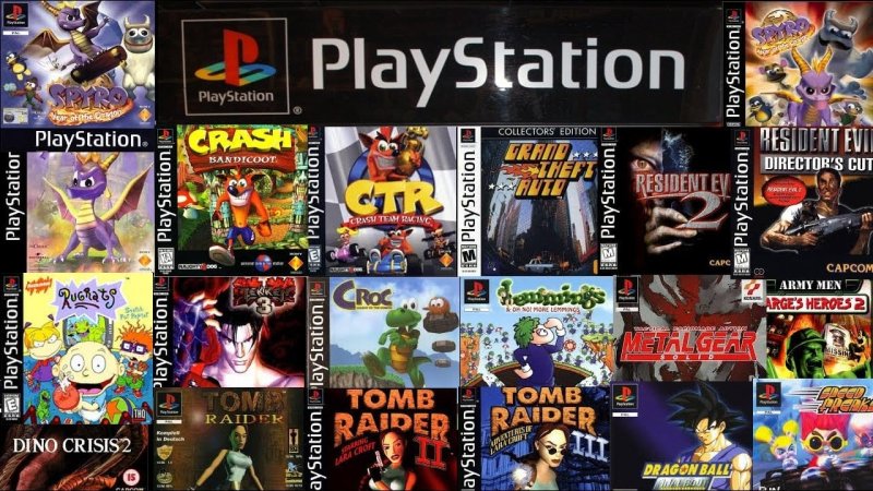 Alcuni dei classici dell'era PS1 Alcuni dei classici dell'era PS1