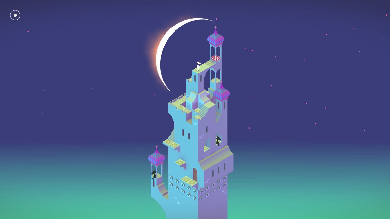 Uno scenario di Monument Valley