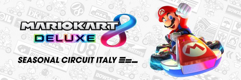 Mario Kart 8 Deluxe Seasonal Circuit Italy, il banner dell'evento Mario Kart 8 Deluxe Seasonal Circuit Italy, il banner dell'evento