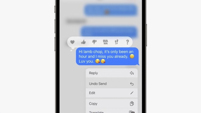Possibilità di modificare un messaggio già inviato in iOS 16 Possibilità di modificare un messaggio già inviato in iOS 16