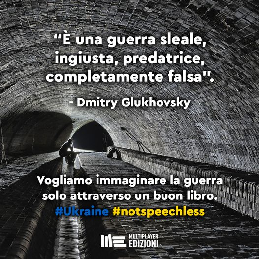Glukhovsky ha preso posizione contro la guerra in Ucraina