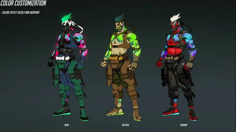 Overwatch 2, bozzetti di una skin di Genji