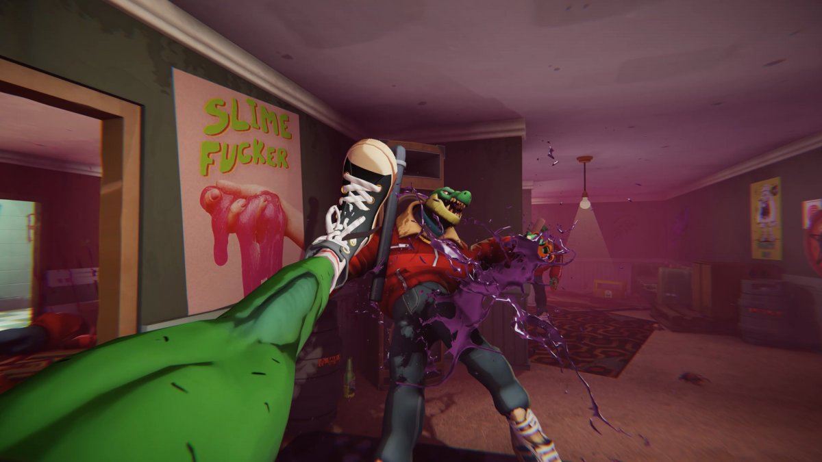 Anger Foot: 爆発的なアクション ゲームの Devolver Digital Show 2022 のトレーラー