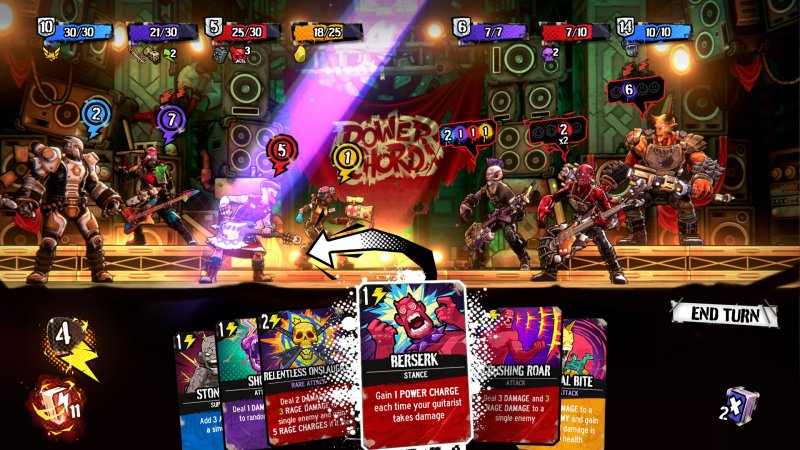 Power Chord, la selezione delle carte Power Chord, la selezione delle carte