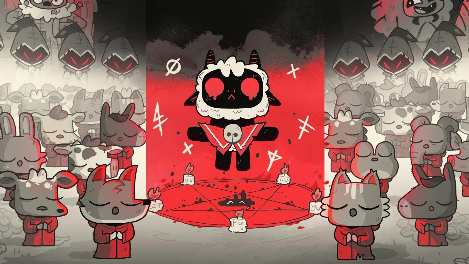 Il protagonista di Cult of the Lamb