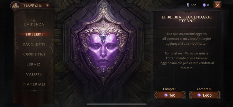 A look at the in-game store Diablo Immortal