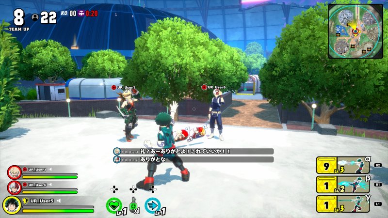 Sparse per la mappa di gioco di My Hero Ultra Rumble ci sono delle casse che contengono i materiali per recuperare la vita, lo scudo e per potenziare i Quirk di ogni personaggio