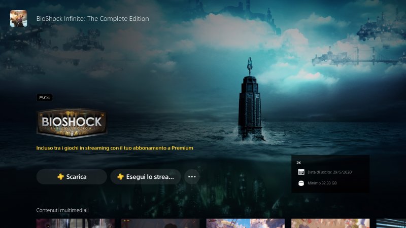 PlayStation Plus, try BioShock Infinite in streaming