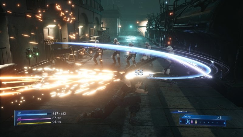 Crisis Core - Final Fantasy VII - Reunion, effects, and lighting have been completely reworked