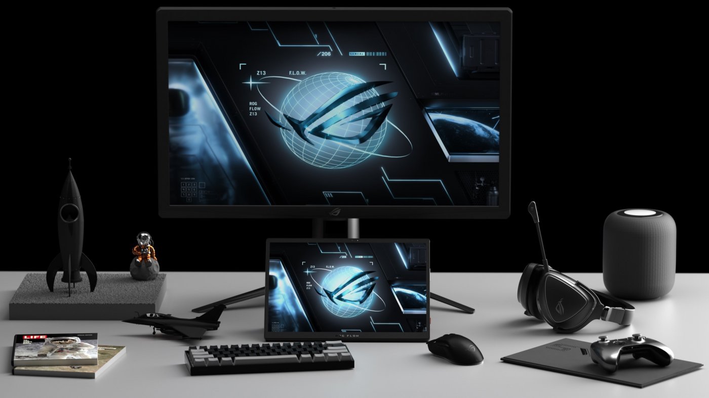 L'ASUS ROG Flow Z13 in quanto tablet è piuttosto silenzioso in relazione alla potenza, ma la rumorosità sale nettamente con il modulo ROG XG Mobile collegato e attivo