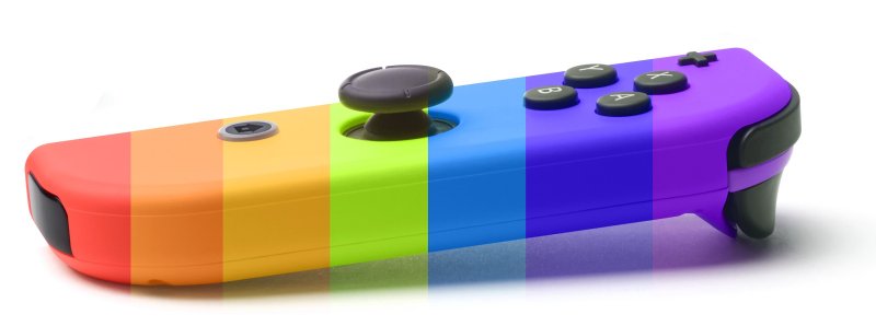 Un Joycon arcobaleno Un Joycon arcobaleno