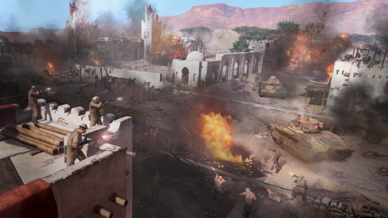 Company of Heroes 3: Utilizing facilities will be crucial to keep surrounding streets safe and alert