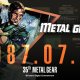Metal Gear festeggia i 35 anni, Konami rimette in vendita alcuni classici della serie