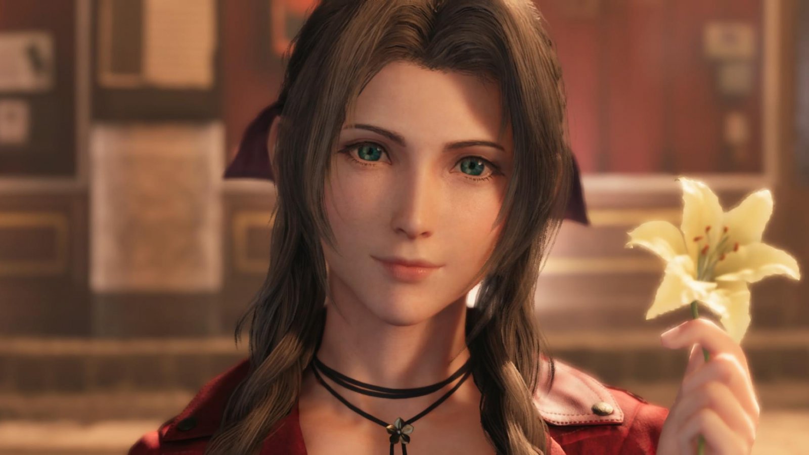 Final Fantasy 7, il cosplay di Aerith da narga_lifestream si prepara a combattere