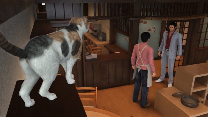 Yakuza 6: Welcome to the Meow Meow Teahouse!