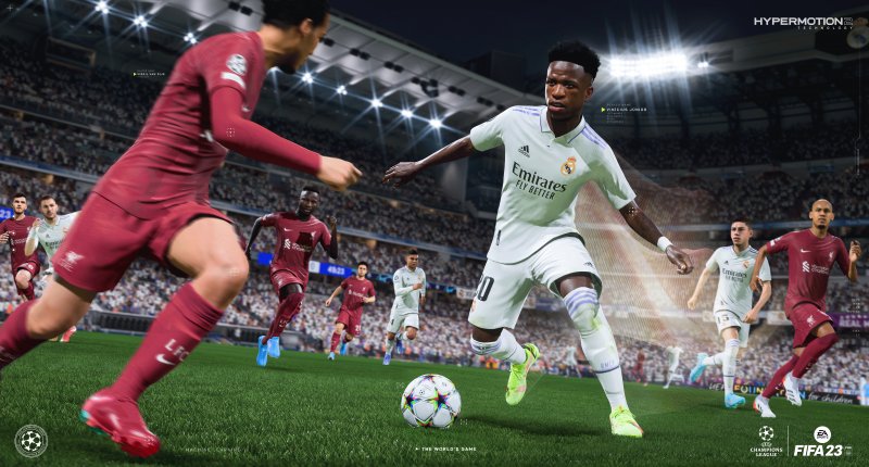 FIFA 23, as opposed to two players