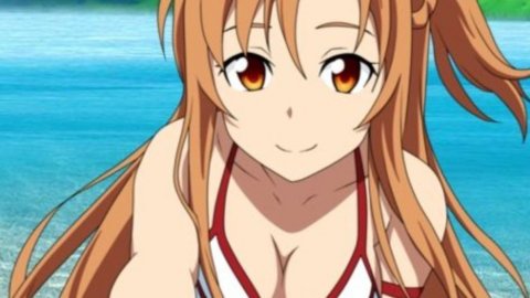 Sword Art Online: Lena's Asuna cosplay relaxes in the pool