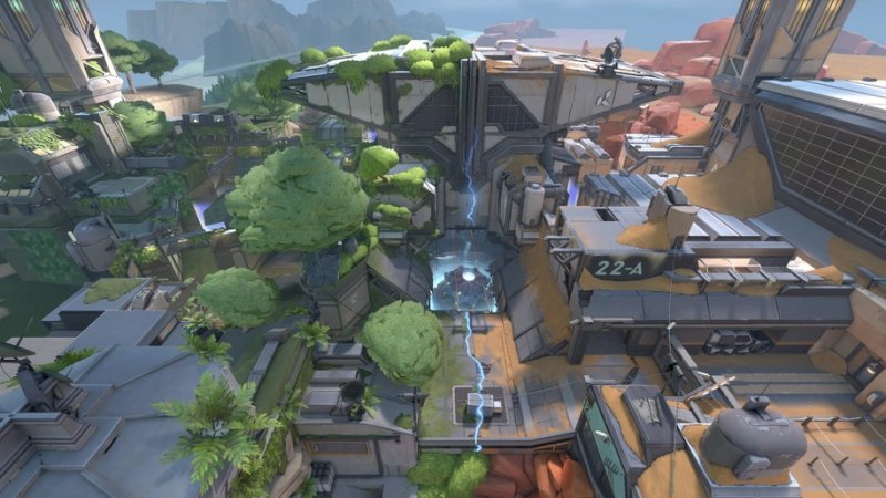 La funivia centrale di Fracture (courtesy of Riot Games) La funivia centrale di Fracture (courtesy of Riot Games)