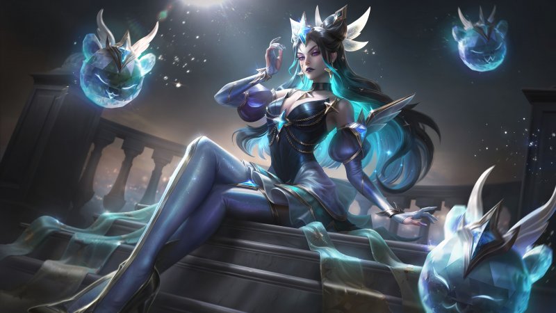 Splash Art di Star Guardian Syndra Prestige