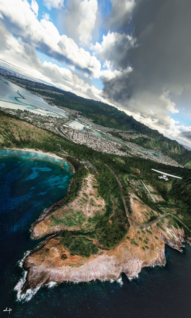 Flight Simulator: Hanauma Bay invites us to Oahu