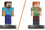 Super Smash Bros. Ultimate: gli amiibo di Steve e Alex da Minecraft hanno una data d'uscita - Notizia
