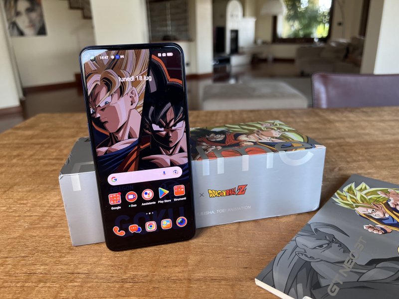 Realme GT Neo 3T Dragon Ball Z Edition gestisce molto bene i videogiochi Realme GT Neo 3T Dragon Ball Z Edition gestisce molto bene i videogiochi