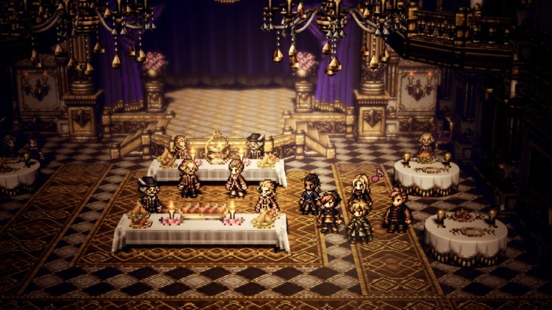 Octopath Traveler: Champions of the Continent, a screenshot from the game