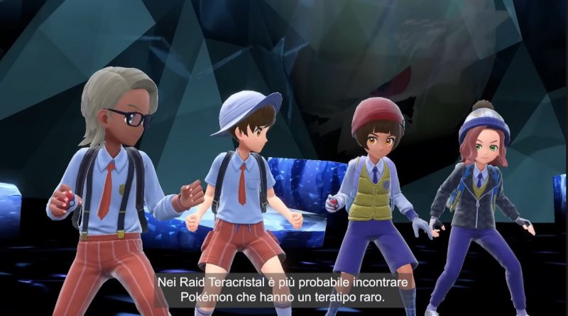 Un Raid Teracristal di Pokémon Violetto e Scarlatto Un Raid Teracristal di Pokémon Violetto e Scarlatto